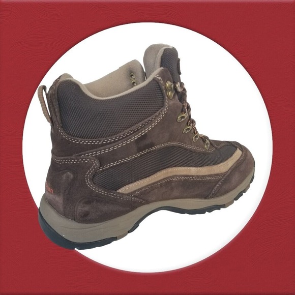 LLBean Tek Brown‎ Men’s Leather Hiking Boots Size 11M Waterproof Without Insole - Picture 13 of 16